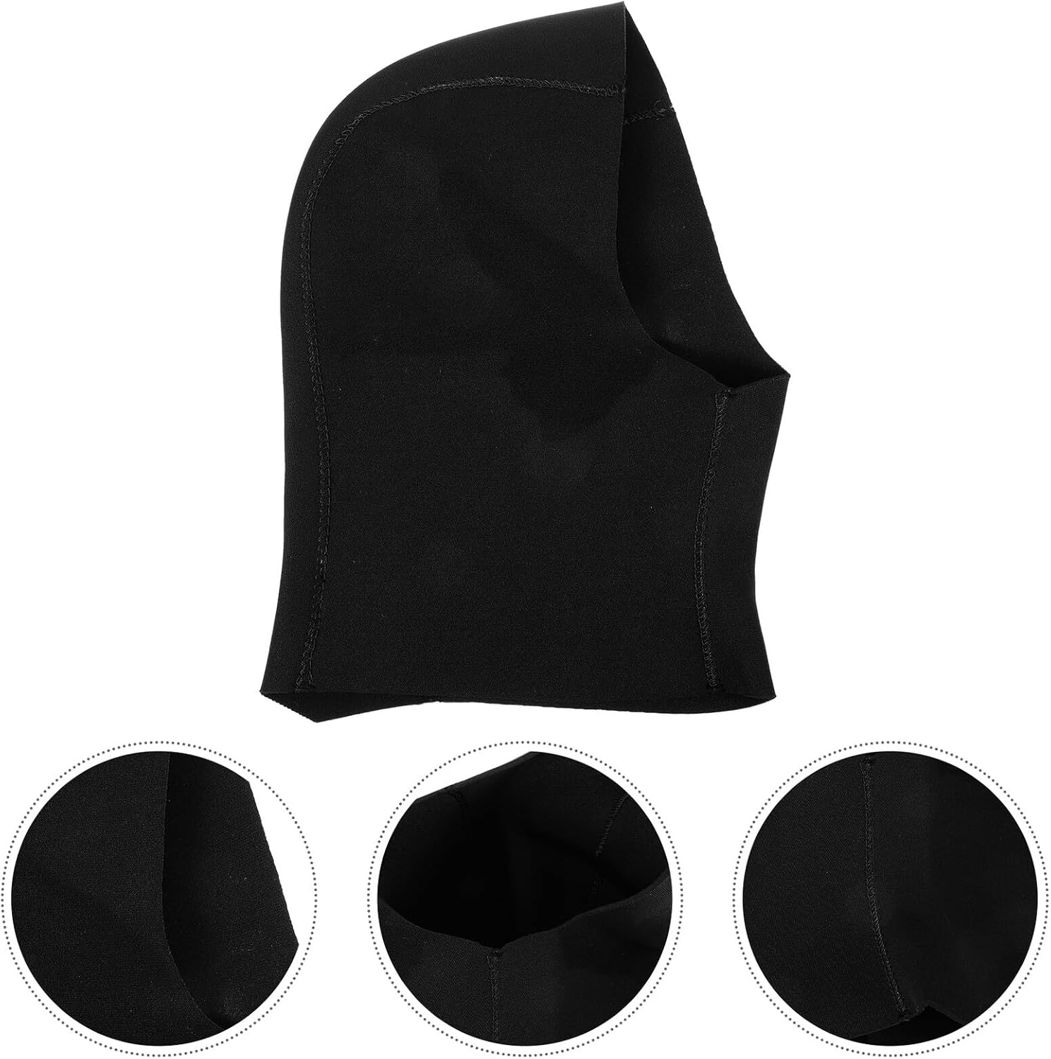Neoprene Diving Hood 3mm Cold Proof Swim Cap with Ear Cover Thermal Protective Snorkeling Swimming Supply for Adults S/m