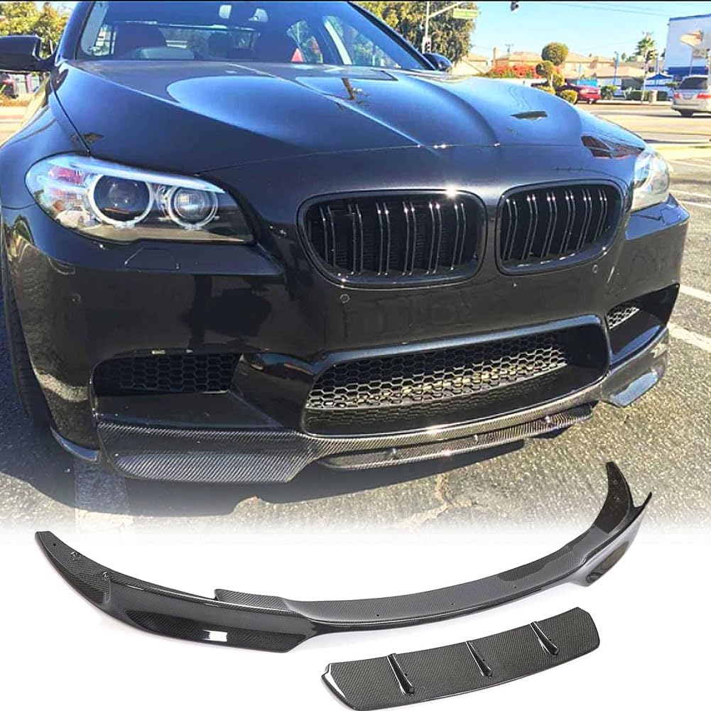 MCARCAR KIT F10 Carbon Fiber Front Lip Compatible with BMW M5 F10 2012-2016 Front Bumper Lip Chin Spoiler Splitter Protector Factory Outlet