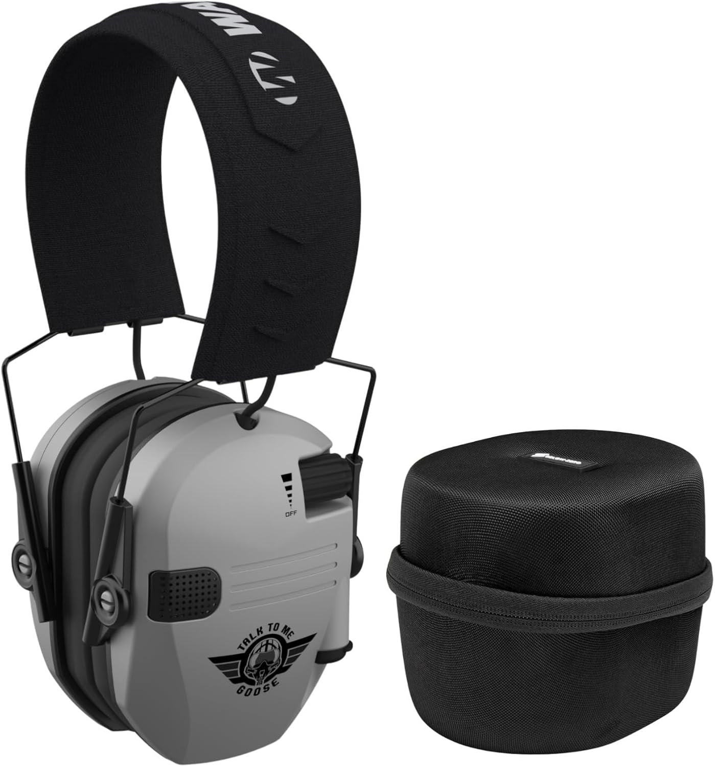 Walkers Razor Electric Slim Earmuffs Noise Cancelling Ear Protectors with Builtin Microphone