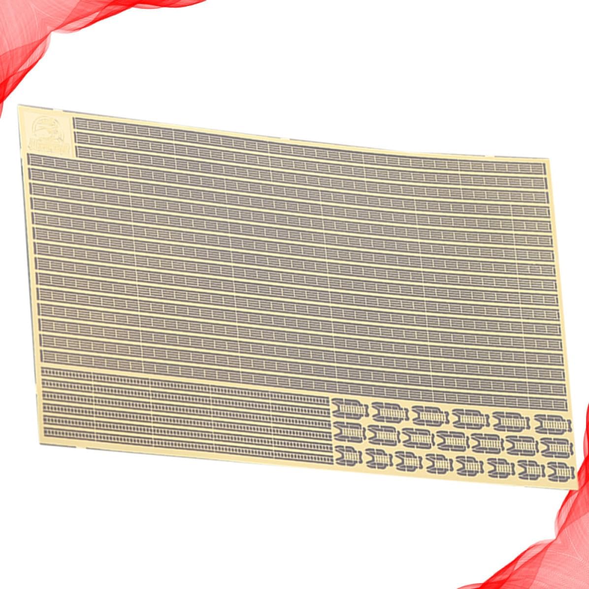 SOESFOUFU 700 Gold-Colored Warship Scale Metal Railing and Ladder Set, Strong and Flexible Etching Pieces for Model Kit Building and Sewing Accessories