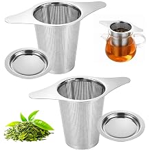 Tea Strainer for Loose Tea Coffee Herbal, Filter Fine Mesh