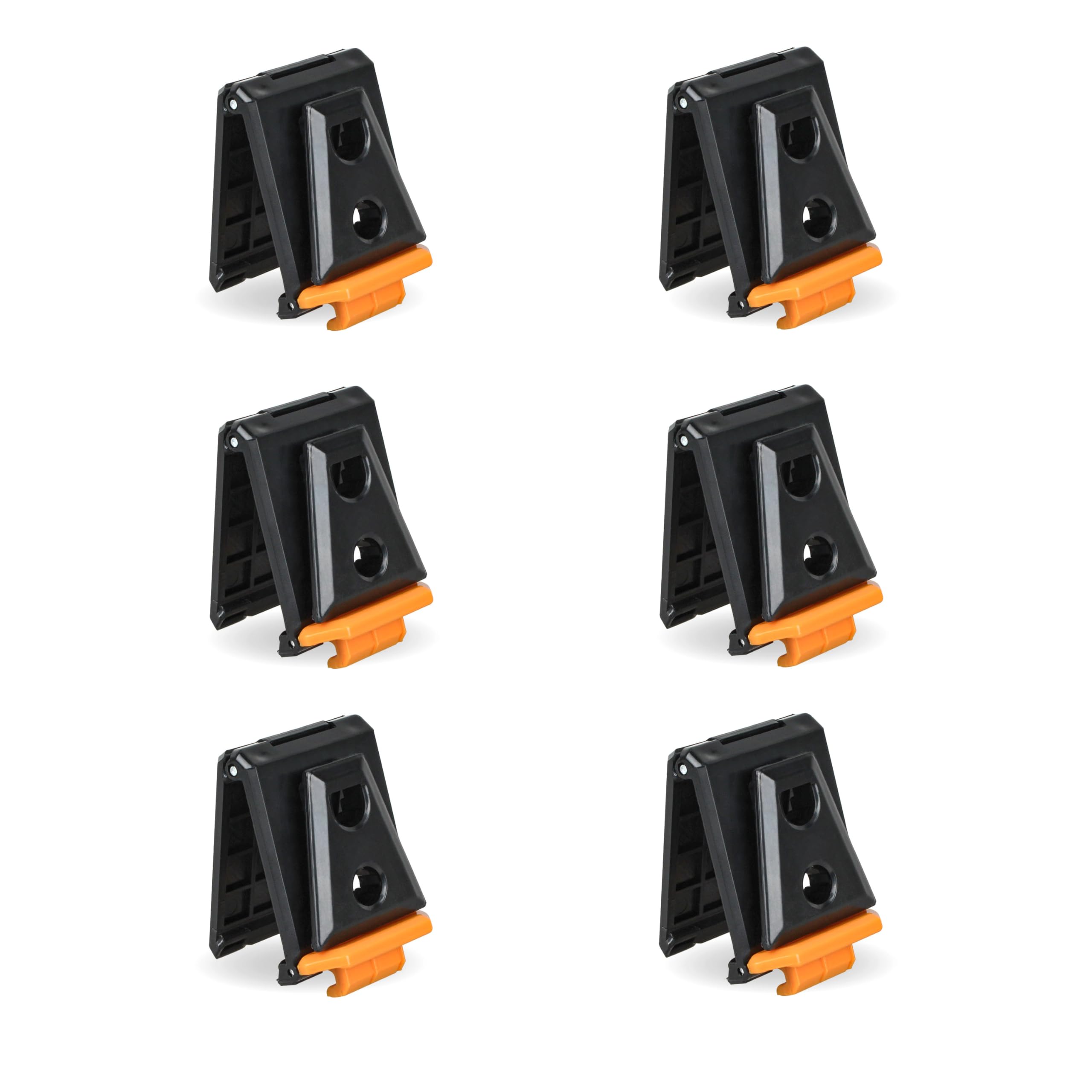 6-Pack Tool Belt Clip Replacement for TOU-CT Models TOU-CT-150 TB-CT-150SP ClipTech Pouches Easy to Use