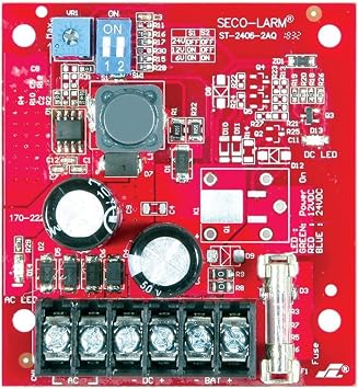 Seco-Larm Enforcer Power Supply Charger, 1.5A Continuous, 2A Peak ST-2406-2AQ