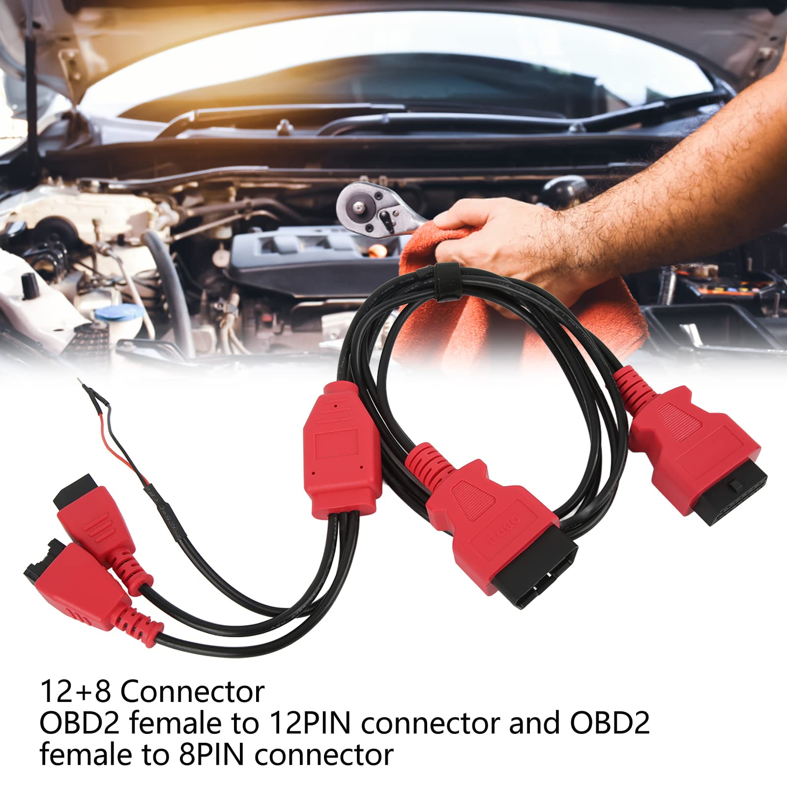 OBD2-Diagnoseadapter – 12 8 Programmierstecker-Ersatz – OBD2-Diagnosekabel-Adapter Kompatibel Mit 2018 Und Höher Für Autel MaxiSys