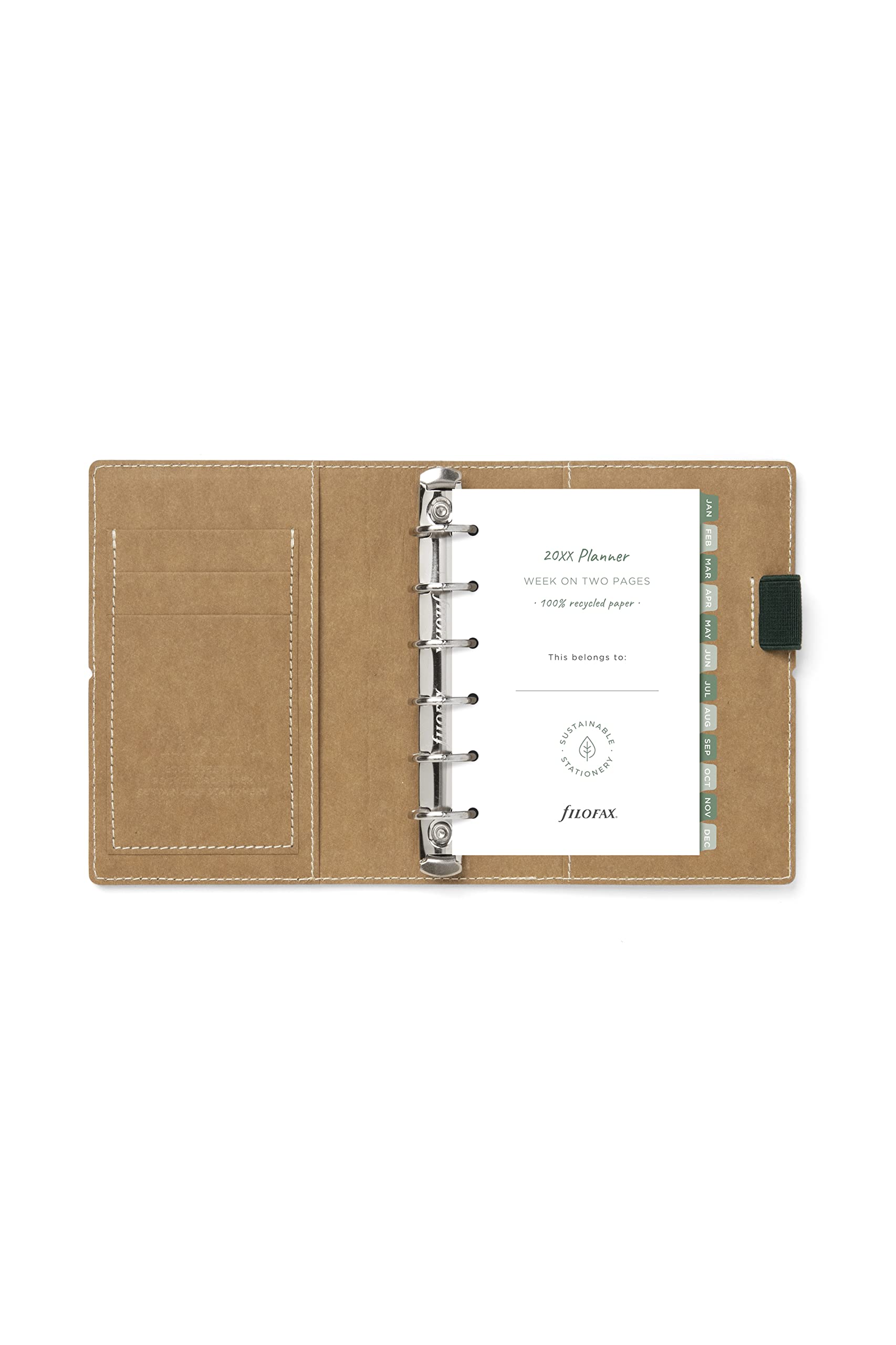 Filofax Eco Essential - Organizer tascabile - Noce scuro