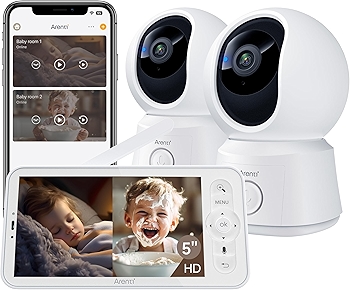 Arenti Dual-Camera Baby Monitor with Local Display and Smart Monitoring Features