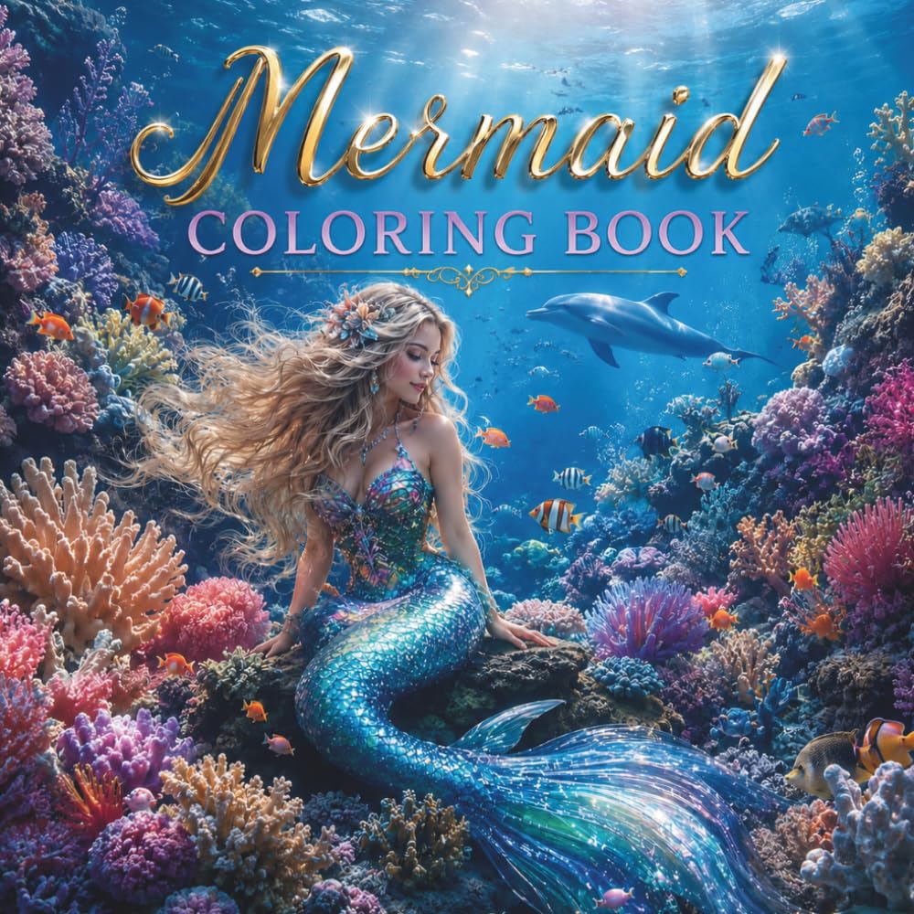 Mermaid Coloring Book
