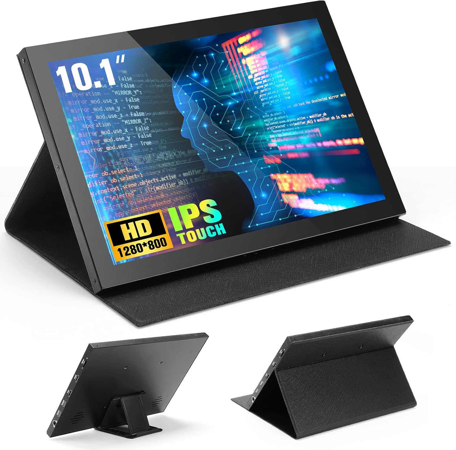 Beumons 10,1 Raspberry Pi Monitor Touchscreen IPS 1280X800, Monitor Raspberry Pi Schermo Display Portatile con Doppio Altoparlante, Compatibile con Raspberry Pi 4B/3B+, PS4, Win7/8/10/11 Beumons 10,1 Raspberry Pi Monitor Touchscreen IPS 1280X800, Monitor Raspberry Pi Schermo Display Portatile con Doppio Altoparlante, Compatibile con Raspberry Pi 4B/3B+, PS4, Win7/8/10/11