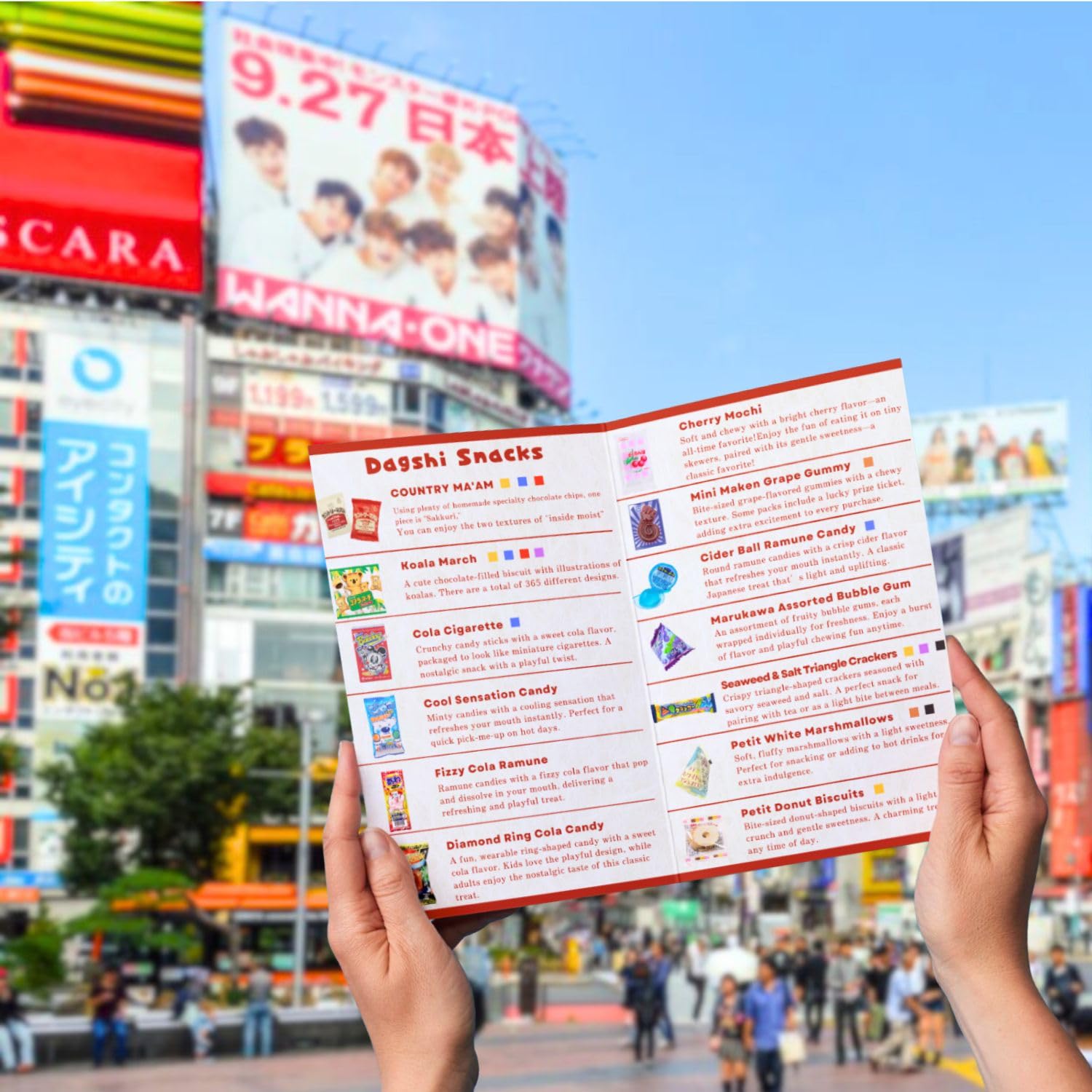 Japanese Candy Snack Box – 50 Piece Variety Fun & Authentic Dagashi Treats Birthday, Holiday & Valentine’s Gift