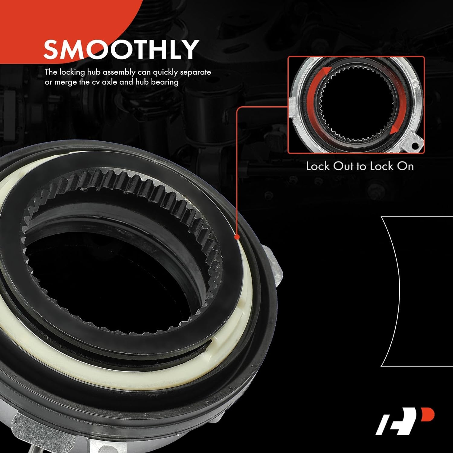 A-Premium 2Pcs 4WD Auto Locking Hub Actuator Axle Hub Link Assembly Compatible with Ford F-150 F150 2015-2020, Expedition 2016-2020 & Lincoln Navigator 2016-2020, Front Driver and Passenger Side