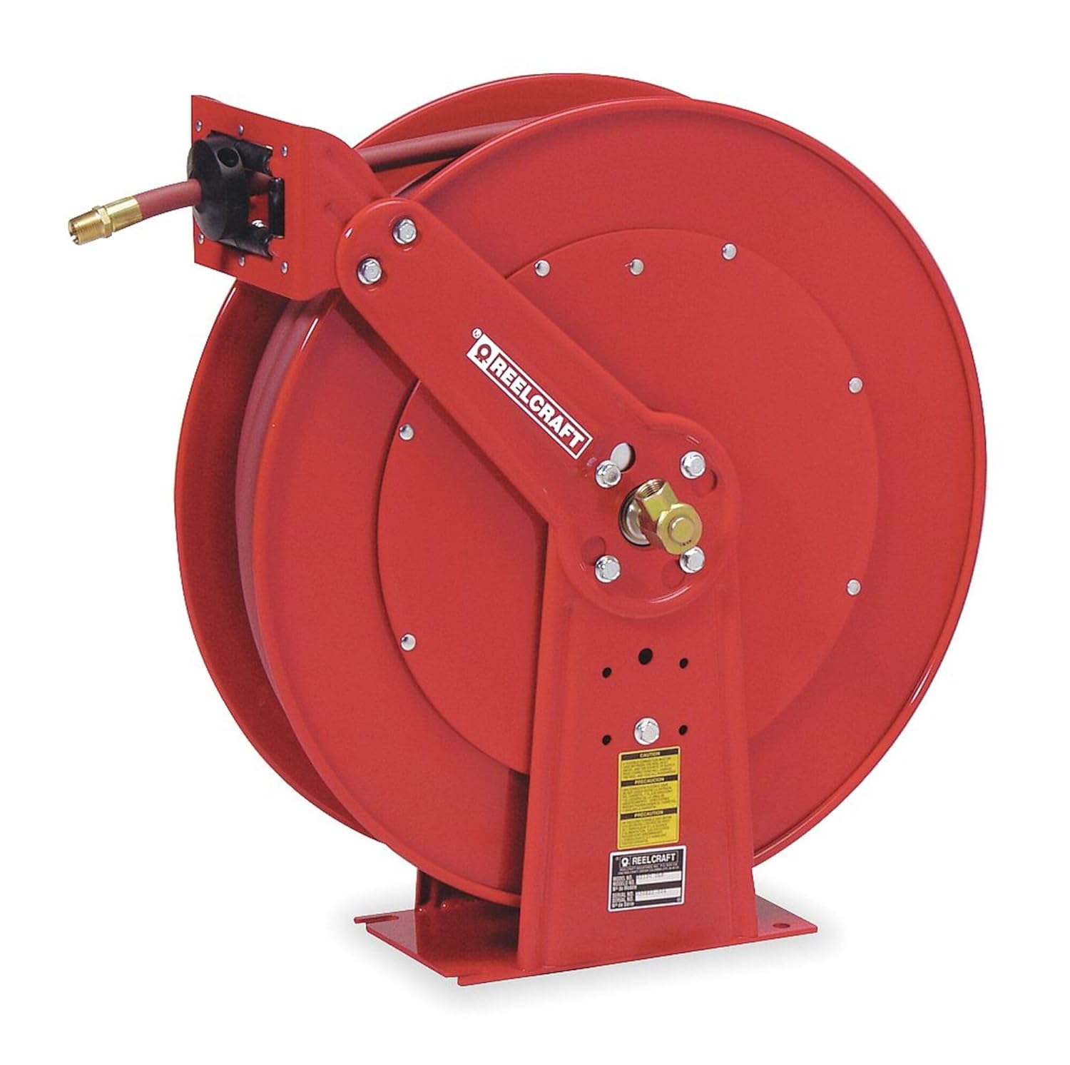 Reelcraft FD83000 OLP Spring Retractable Fuel Hose Reel, 75' Fuel Hose Not Included