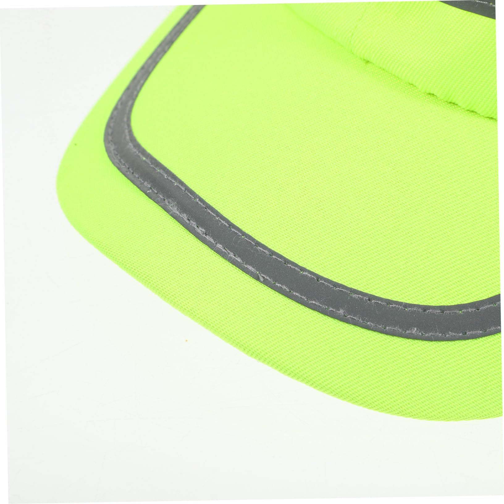 Casco de Seguridad Reflectante Amarillo Tiras Reflectantes y Protección Solar, Plástico Resistente para Trabajo Industrial y Uso al Aire Libre