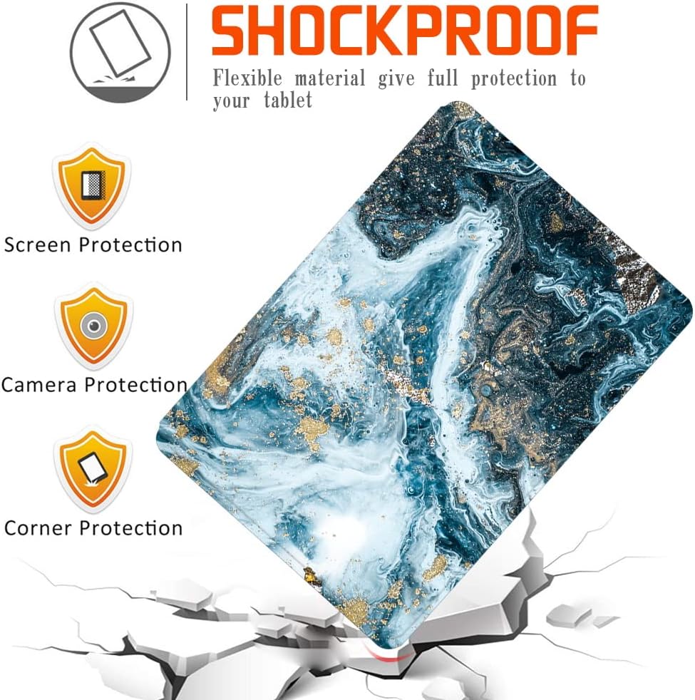 Printed Leather slim lightweight Stand Cover Folio Case for Apple New iPad 9.7 2018 2017(6th Gen - Image 5