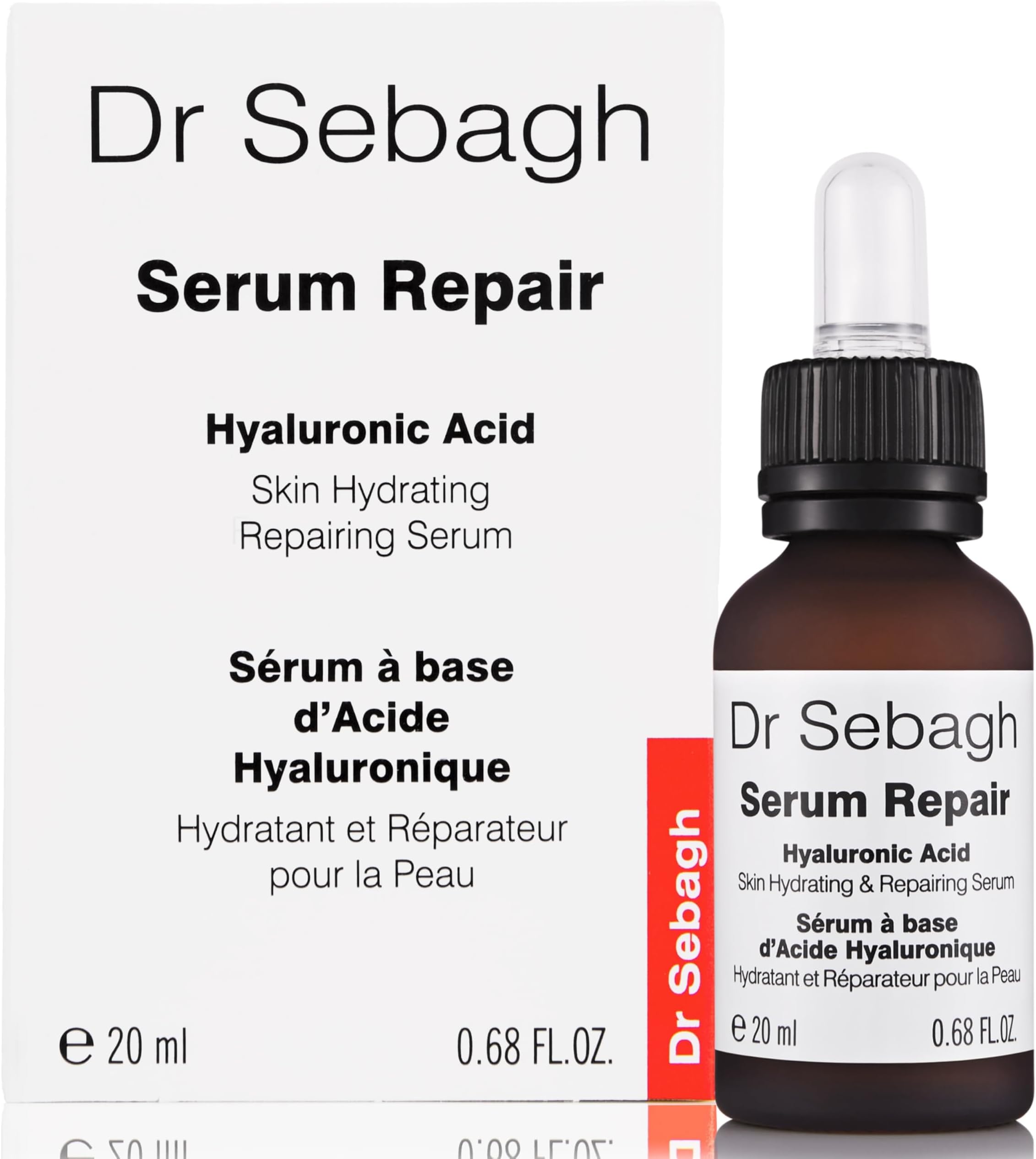 Serum Repair - 20 ml | Award-Winning Hyaluronic Acid Facial Hydrator | Anti Aging & Wrinkle | Skin Moisturising & Repairing Formula | Collagen Boosting Youthful Glow For Women & Men