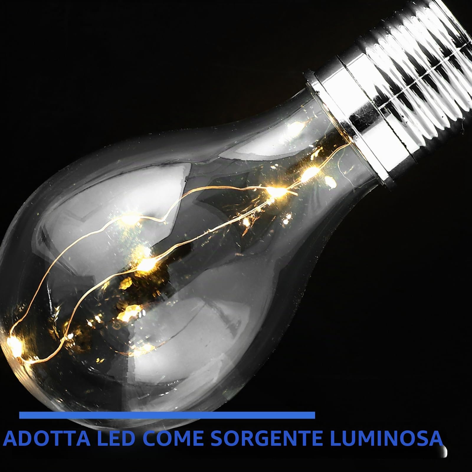 UPKOCH 5 Pz Lampadina Solare Luci Esterne Per La Casa Lampadine Al Coperto Lampadine a Led Lampadina a Led Luce Da Campeggio a Led Lampada a Sospensione Addominali Portatile