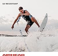 Vista 6 de Airhead Cuerda de wakesurf trenzada en espiral, 3 secciones, 16 pies