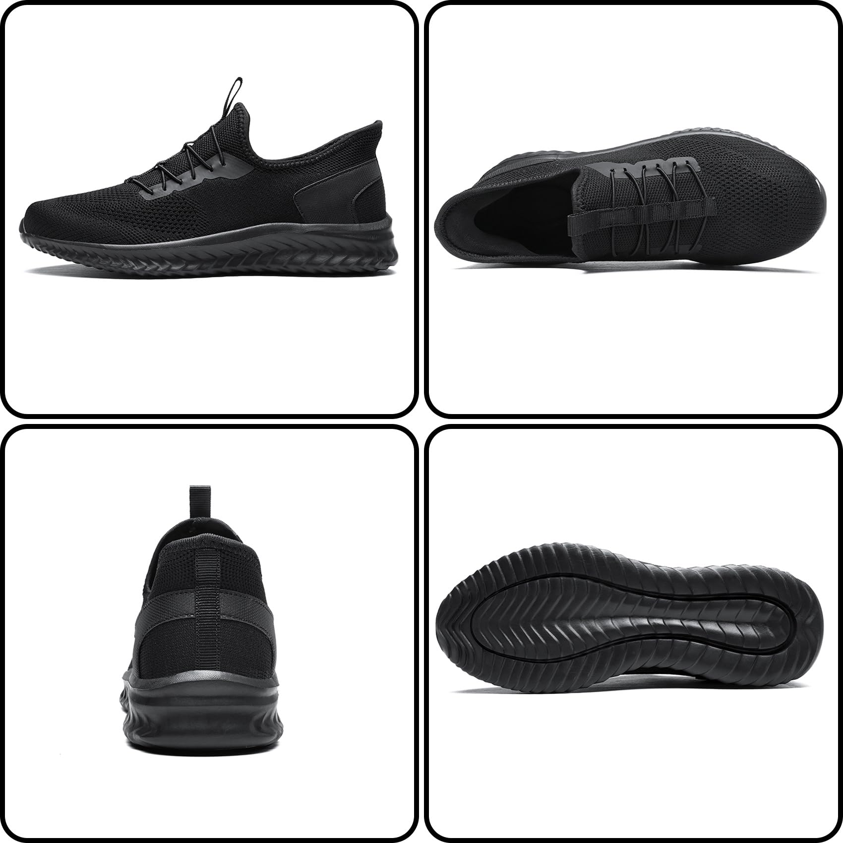 Zapatillas Casual para Hombre Slip On Calzados Deportivo Zapatos de Running Transpirable Ligero Zapatillas de Caminar