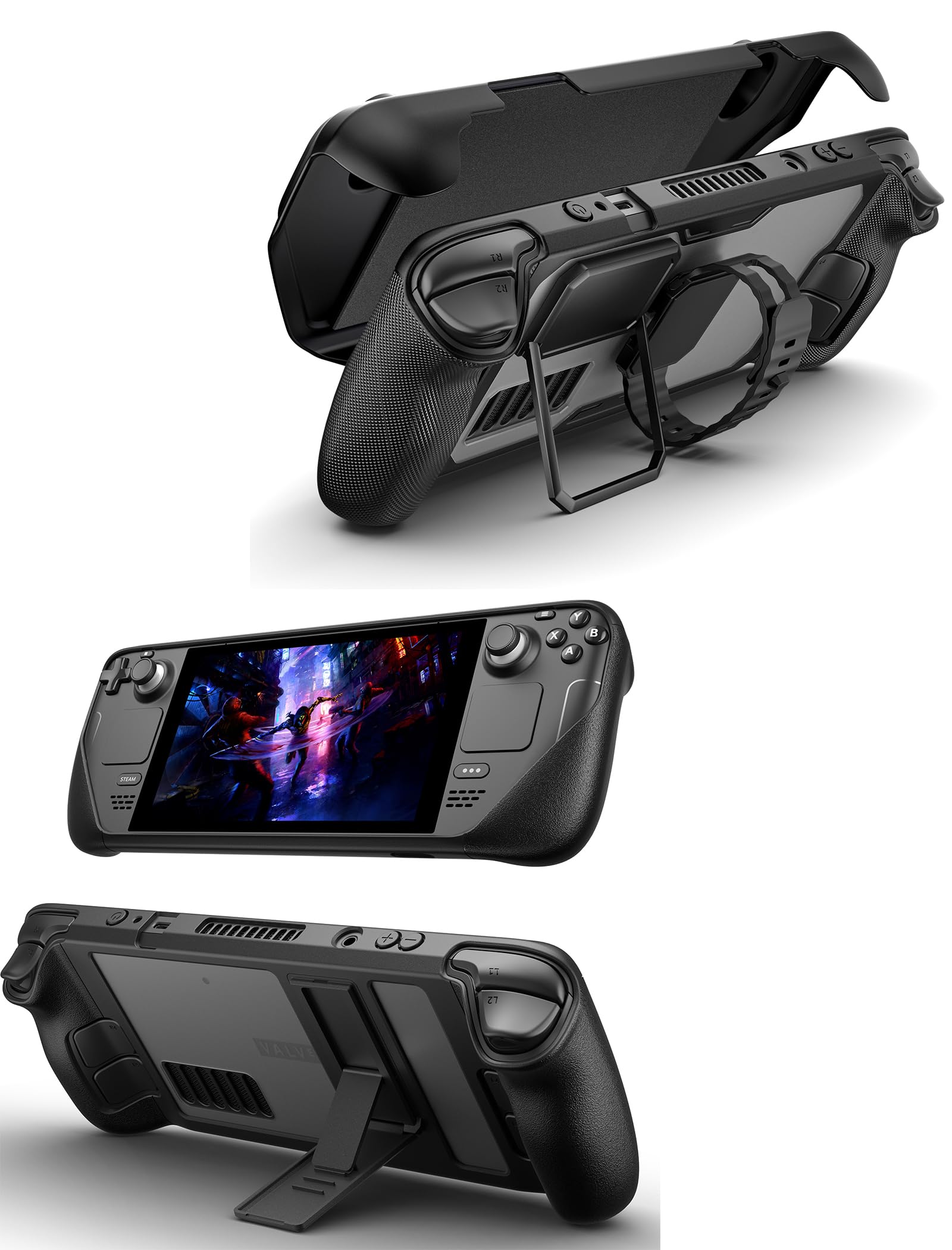 Amazon.com: JSAUX PC0104 ModCase for Steam Deck + PC0105