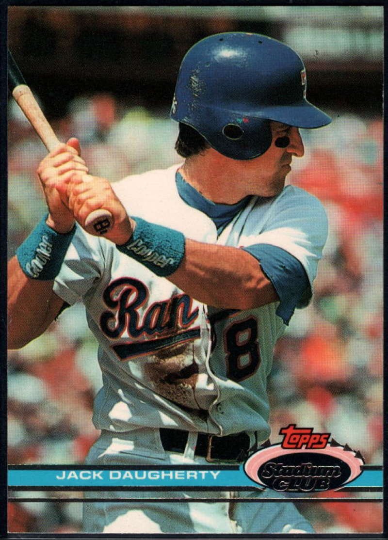 Amazon.com: Baseball MLB 1991 Stadium Club #276 Jack Daugherty