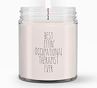 Vista 1 de Navidad, regalo de cumpleaños para terapeuta ocupacional Best Effin' terapeuta ocupacional nunca vela, velas de soja natural 9Oz Ak4237