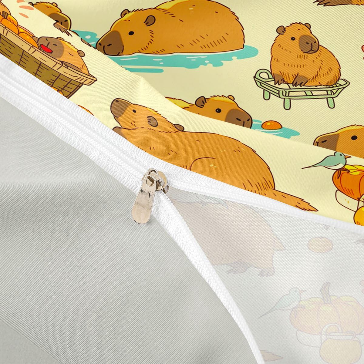 Homewish Urocza poszewka na kołdrę Capybara Group Super King