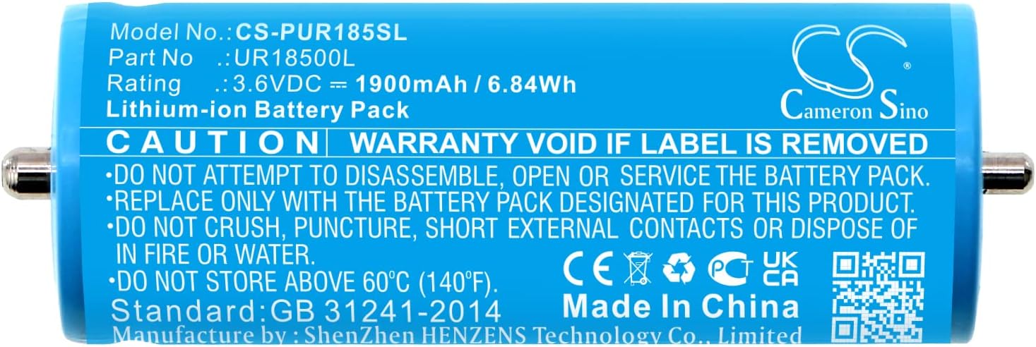 UR18500L 3018765 6703925 703-0925 81377206 Replacement Battery for 720 730 730cc 730S-4 790cc 5375 5377 7281 7381 7781 9595 Epil 7 Rasierer Series 7