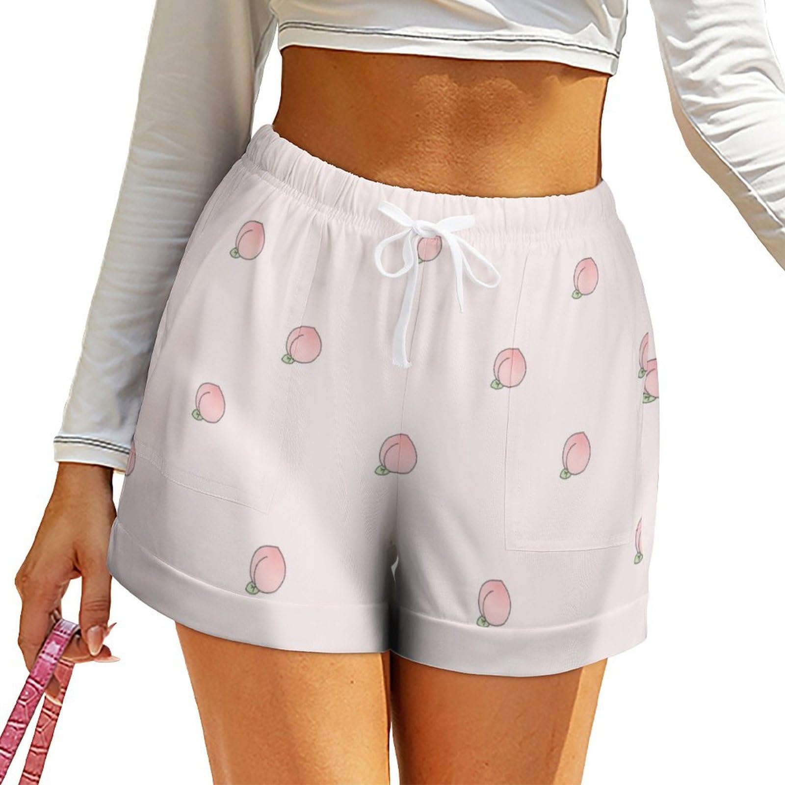 Amazon.co.jp: ショートパンツ ハイウエスト かわいい もも 夏