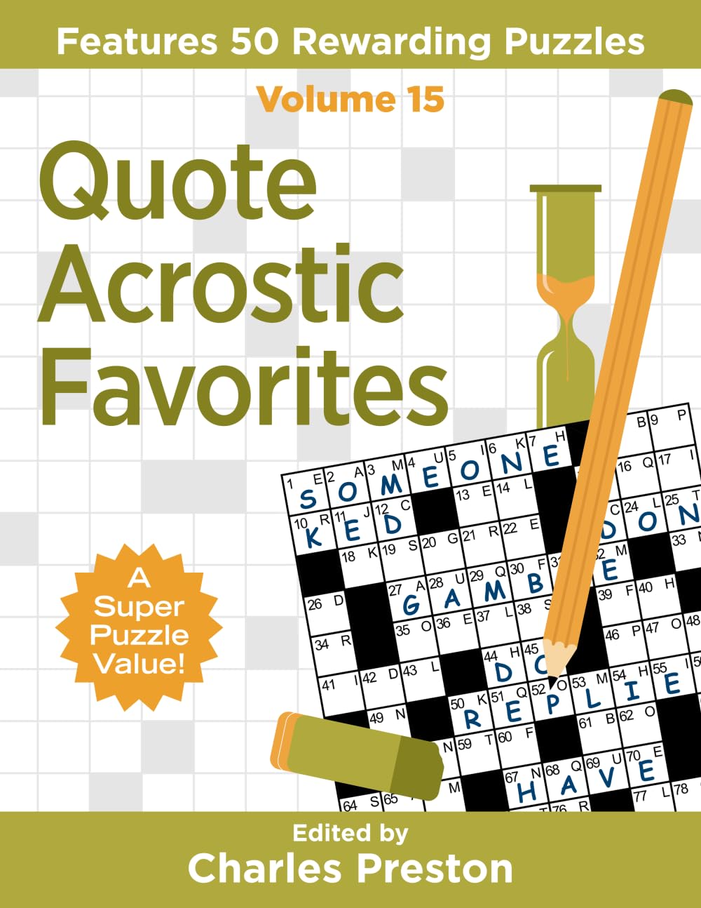 Quote Acrostic Favorites: Features 50 Rewarding Puzzles