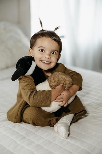 Miniatura 3 de The Petting Zoo Peluche de ganso de Canadá, regalos para niños, animales salvajes Onez, juguete de peluche de ganso, 12 pulgadas