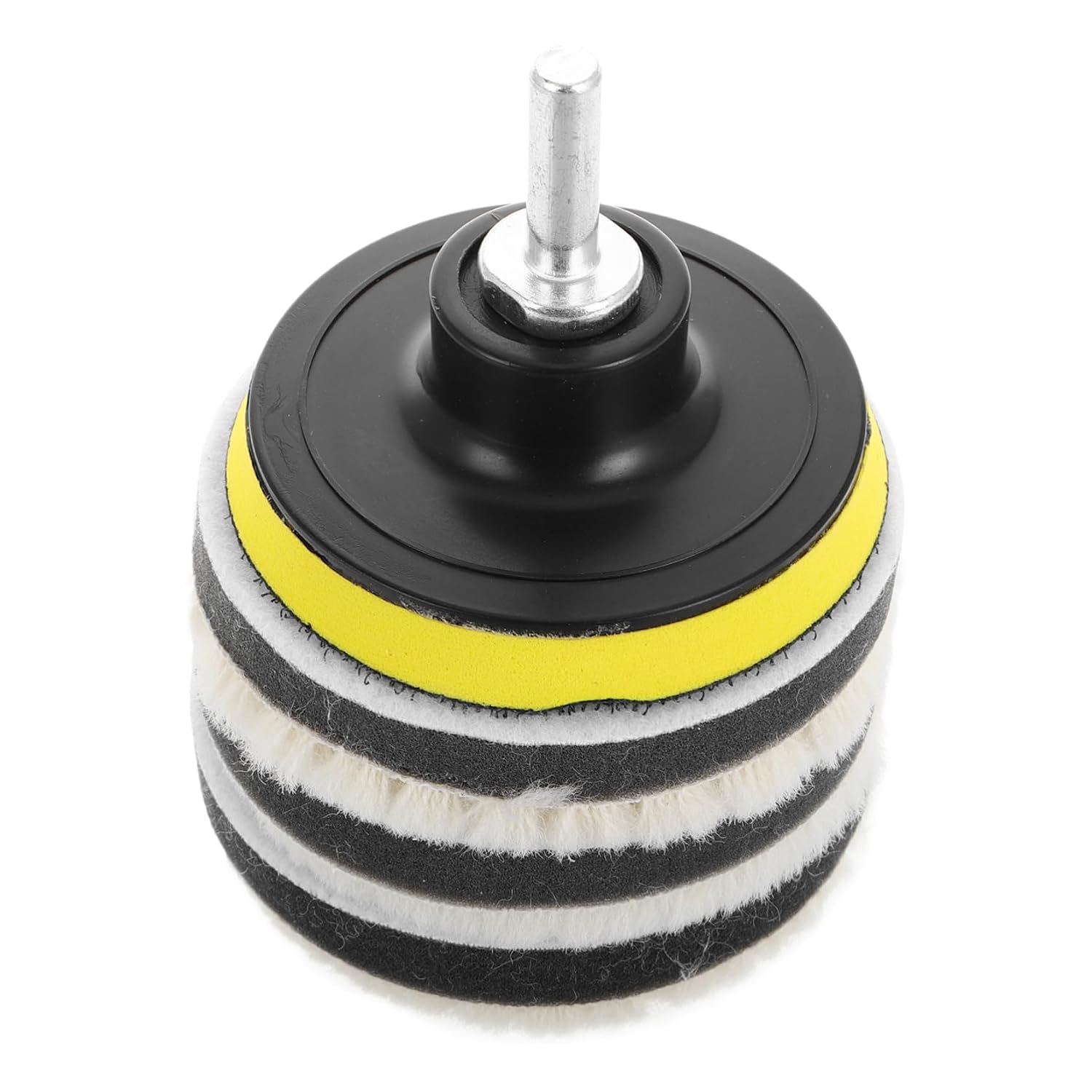 Alipis 5sets Wool Buffing Wheel and Polishing Pads for Drill Includes Sanding Disc Pad and Waxing Wool Wheel for Car Detailing and Polishing Multifunctional Assorted