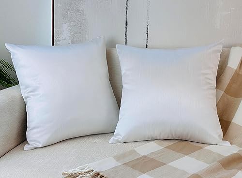 Vista 187 de Aiking Home - Funda de almohada de seda sintética, cierre de cremallera, juego de 2