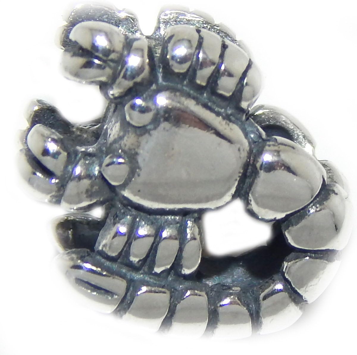 925 Sterling Silver "Scorpio Zodiac Symbol" Charm Bead