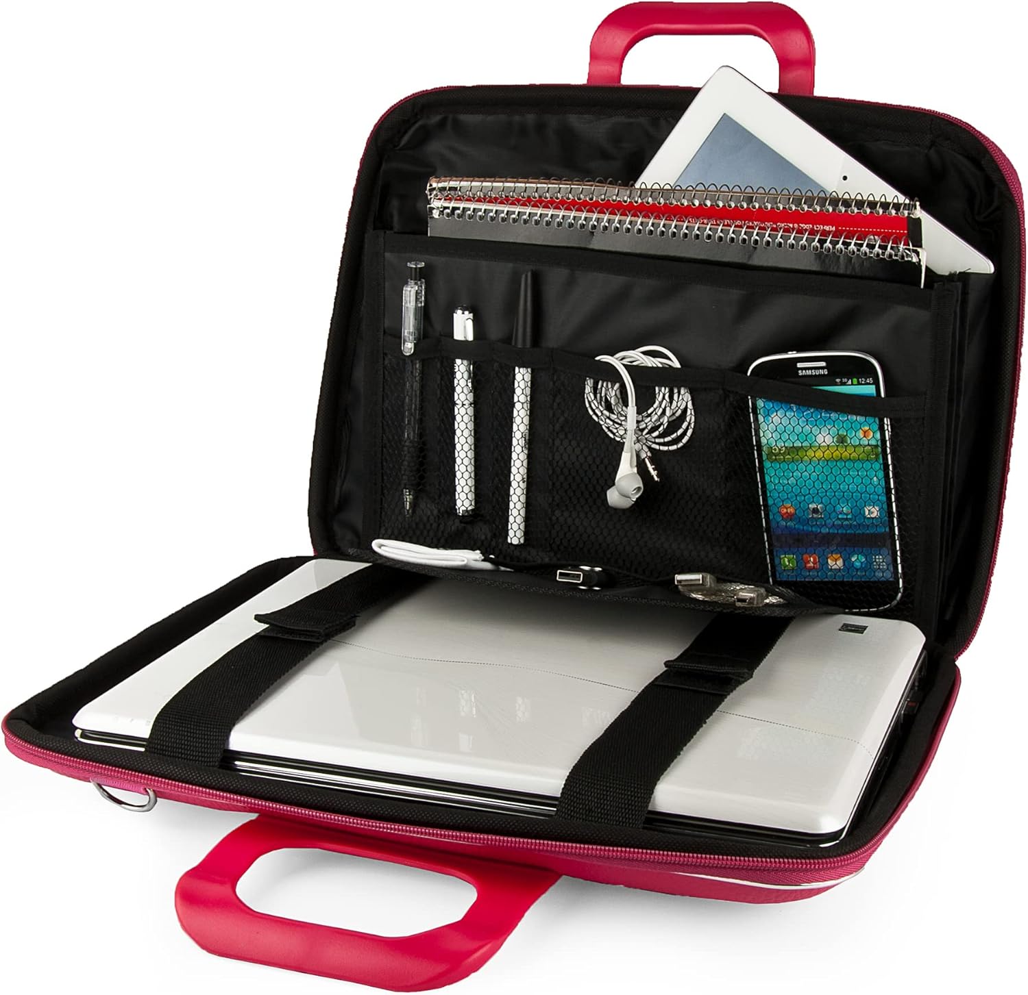 14 inch Laptop Briefcase Business Shoulder Bag for Dell XPS 15, Inspiron 14, G5 15 Gaming, G3 15 Gaming