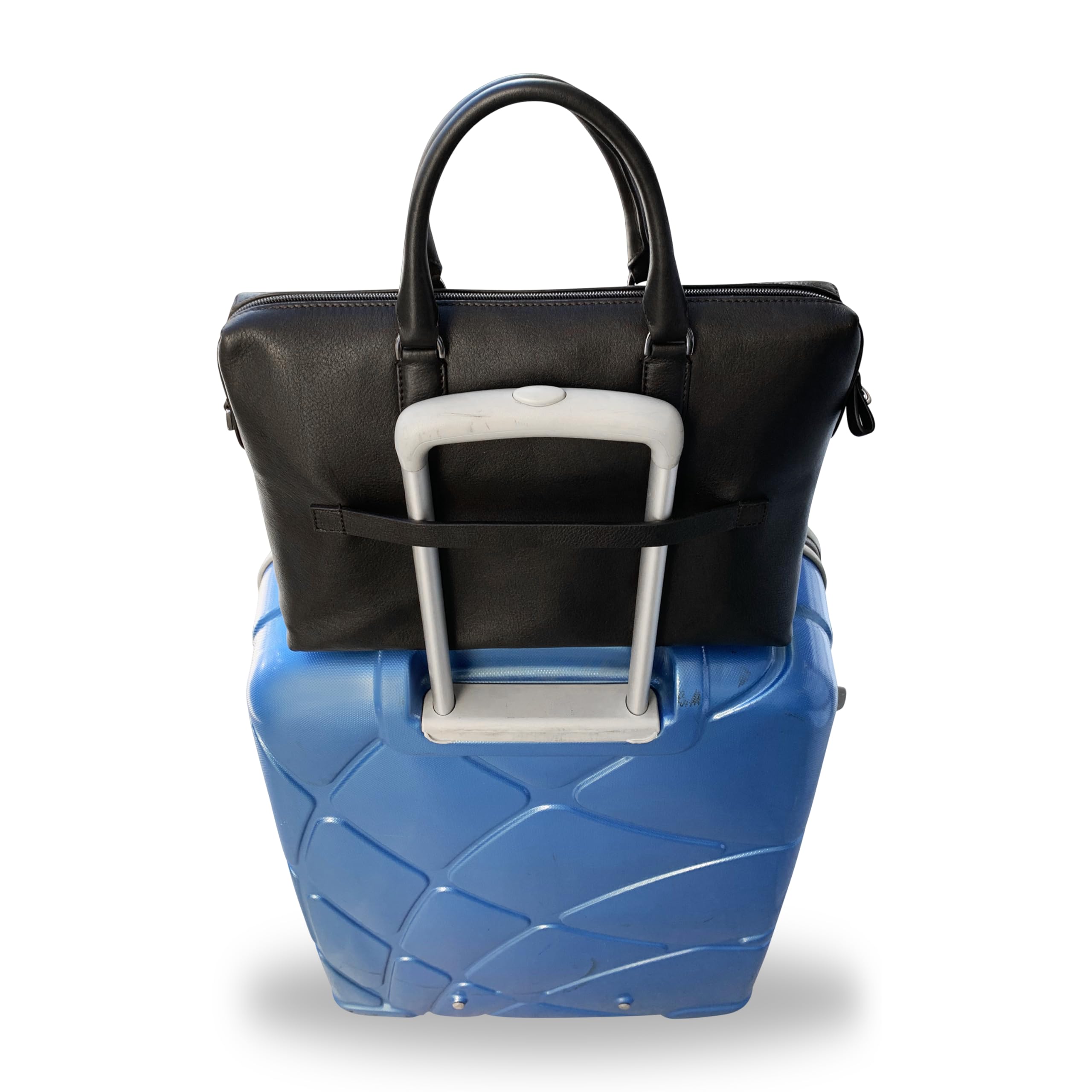 Borsa per computer portatile, con scomparti multipli e tasche, 100% vera pelle, valigetta per uomini e donne, borsa messenger da viaggio