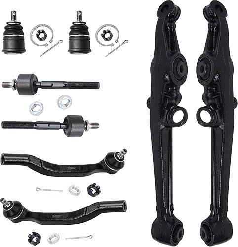 Miniatura 53 de Detroit Axle - Kit de suspensión delantera de 8 piezas para Toyota Sienna 2004-2010, brazos de control inferiores con rótulas interiores exteriores