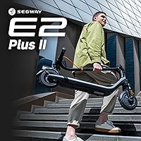 Vista 14 de Segway Ninebot E2 Plus II/E2 Pro/E3 Pro Electric Scooter, 15.5–20 MPH, Long Range, Dual Elastomer Suspension (E3 Pro only), Foldable Adult Scooter