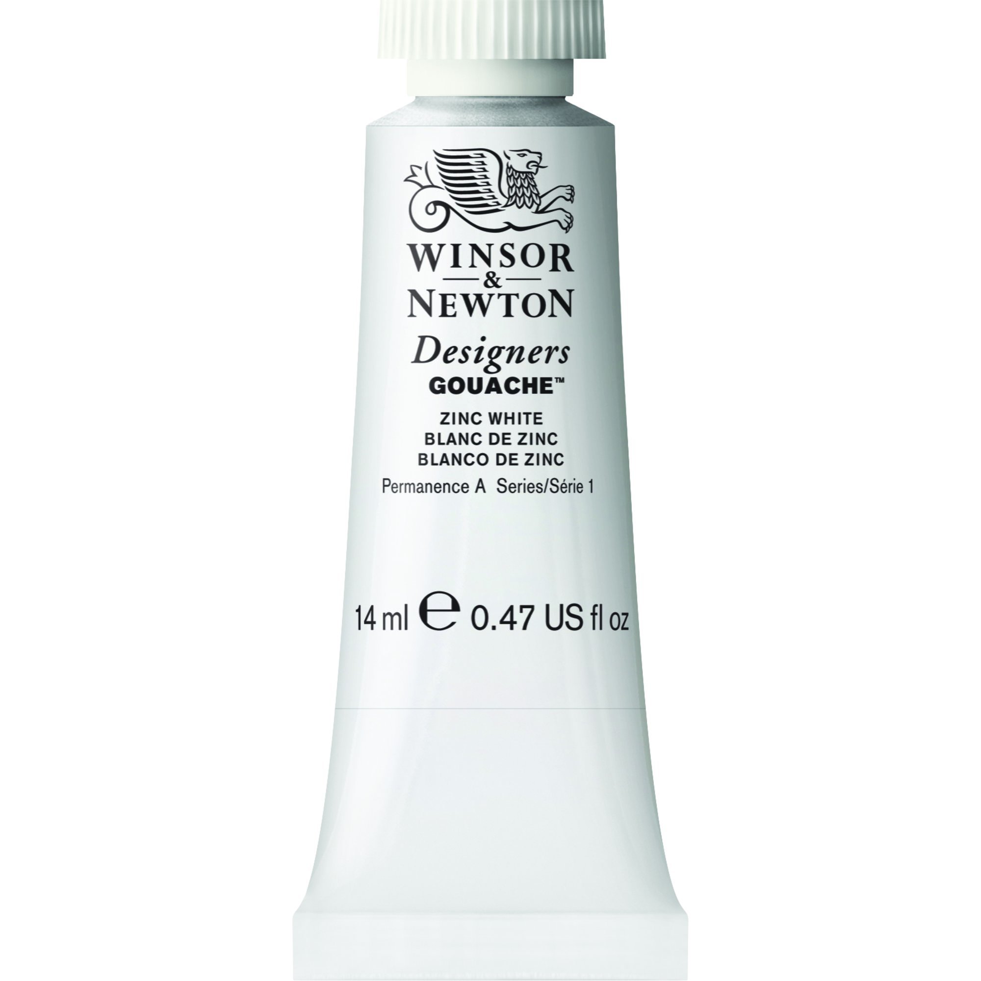 Winsor & Newton Zinc White 14Ml Designers Gouache Tube