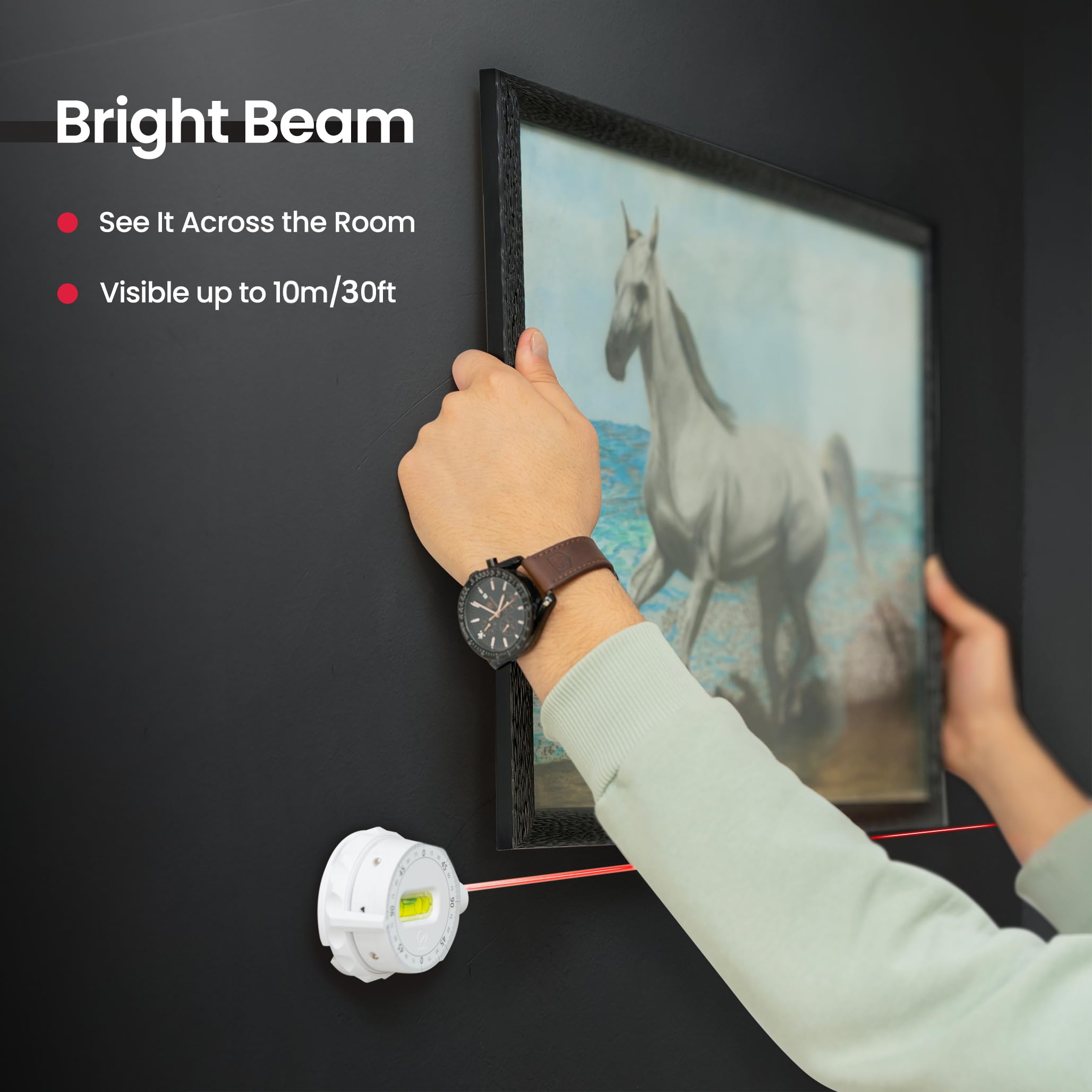 ZANIS Laser Level - Wall Mount & DIY Precision -6