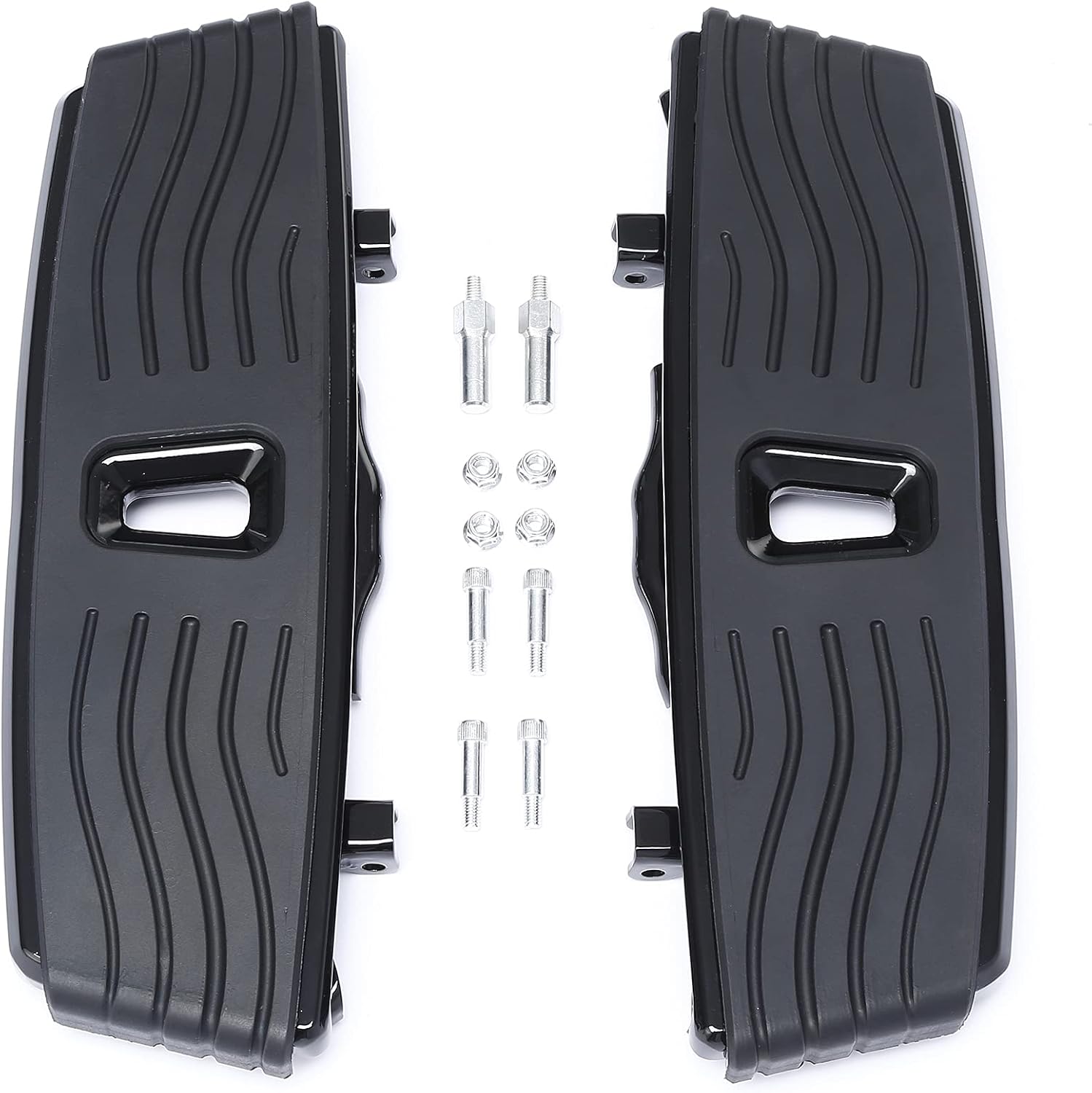 Green-L Driver Floorboard Foot Board Pegs Fit for Harley Touring Road King Electra Street Glide 1986-2025 Softail 1986-2017