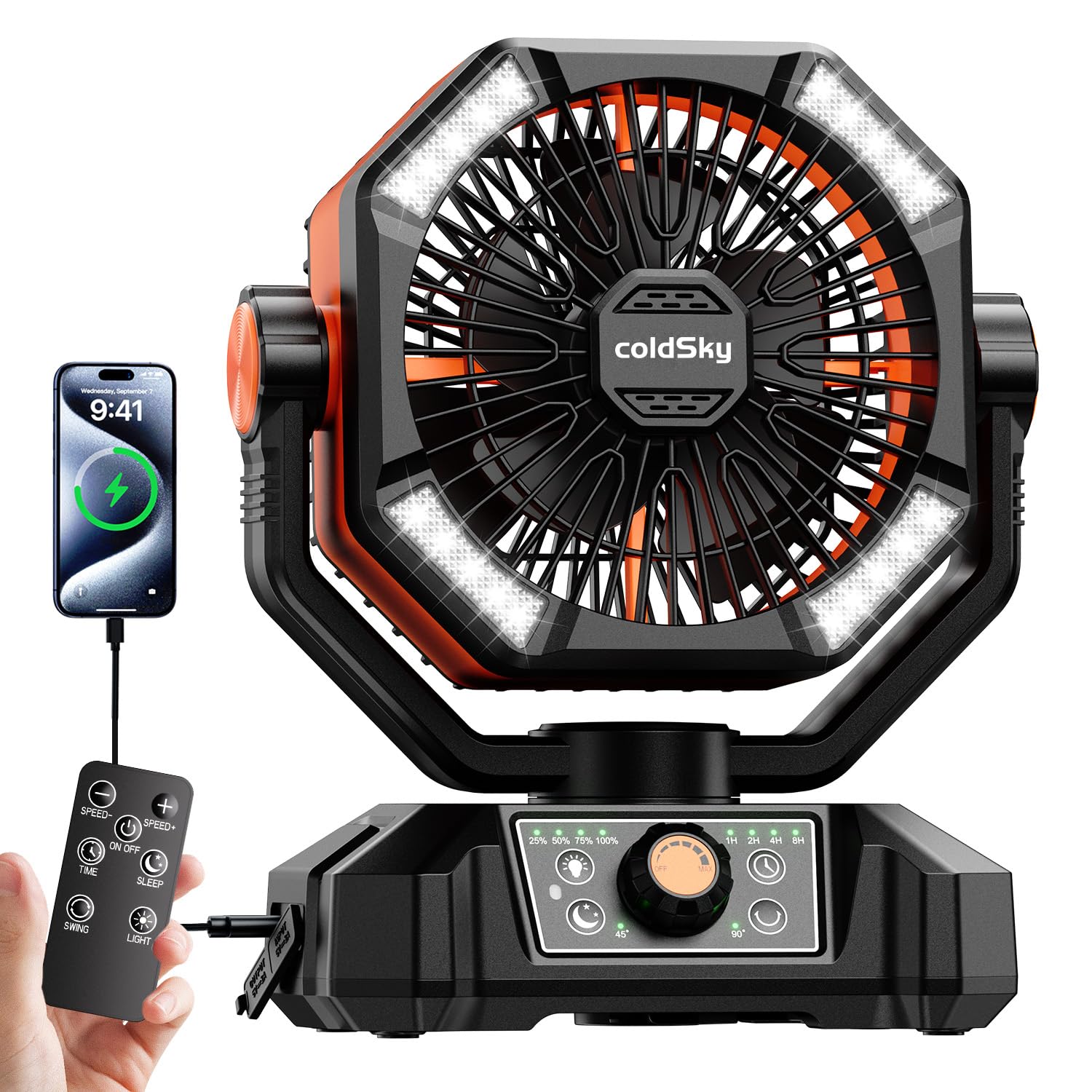 Rechargeable Table Fan