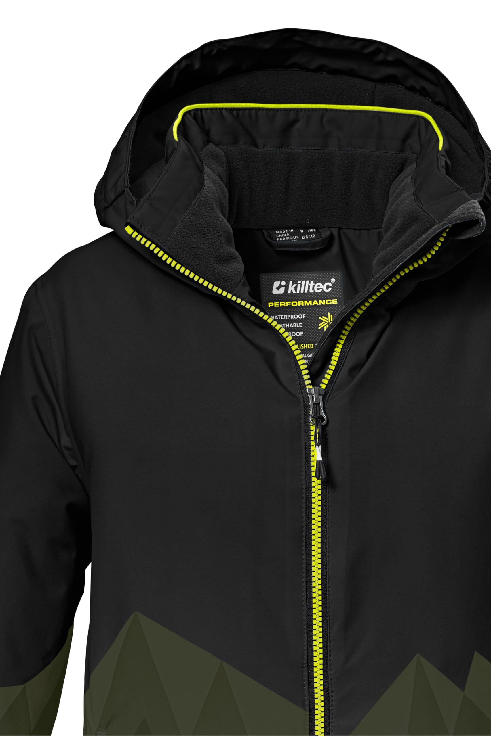 Killtec Ksw 383 Bys Ski Jckt Chaqueta de esquí funcional con capucha y paranieves Niños