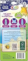Vista 7 de GuruNanda Cepillo de dientes para niños con ventosa y divertidos diseños de animales - Cerdas suaves para encías saludables - Cepillo de dientes