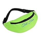 Custom Embroidered Neon Fanny Pack,Personalized Adjustable Waist Straps Waist Bags (Personalized)