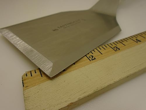 Miniatura 9 de Espátula de acero inoxidable para hamburguesas Turner 5X4 Hoja rígida