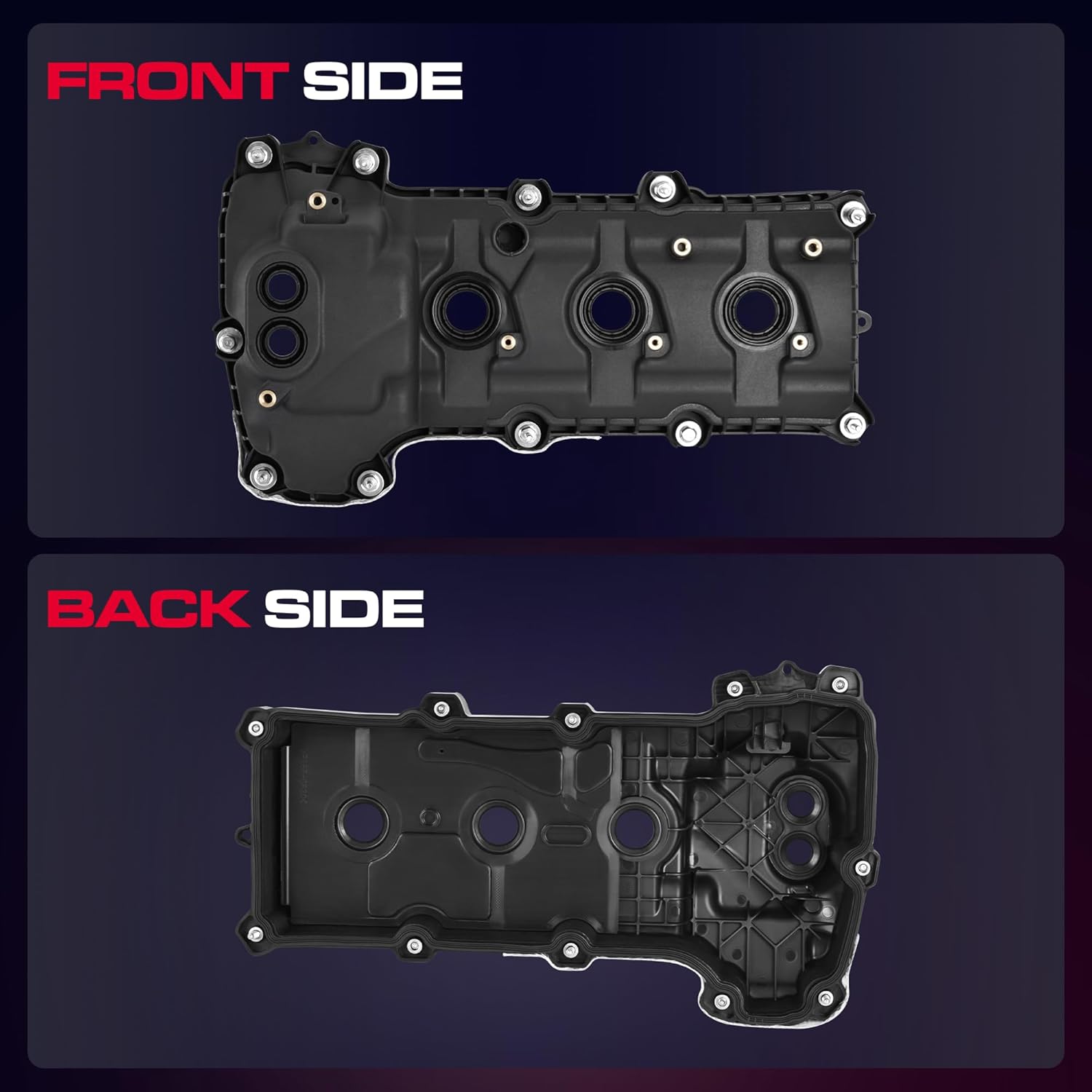 BR3Z6582C Right Side Engine Valve Cover with gasket fit for 2011-2019 Ford explorer & 2011-2012 F-150, 2011 Taurus Edge Mustang & 2011 Lincoln MKX V6 3.5L 3.7L, Replace# BR3Z6582G