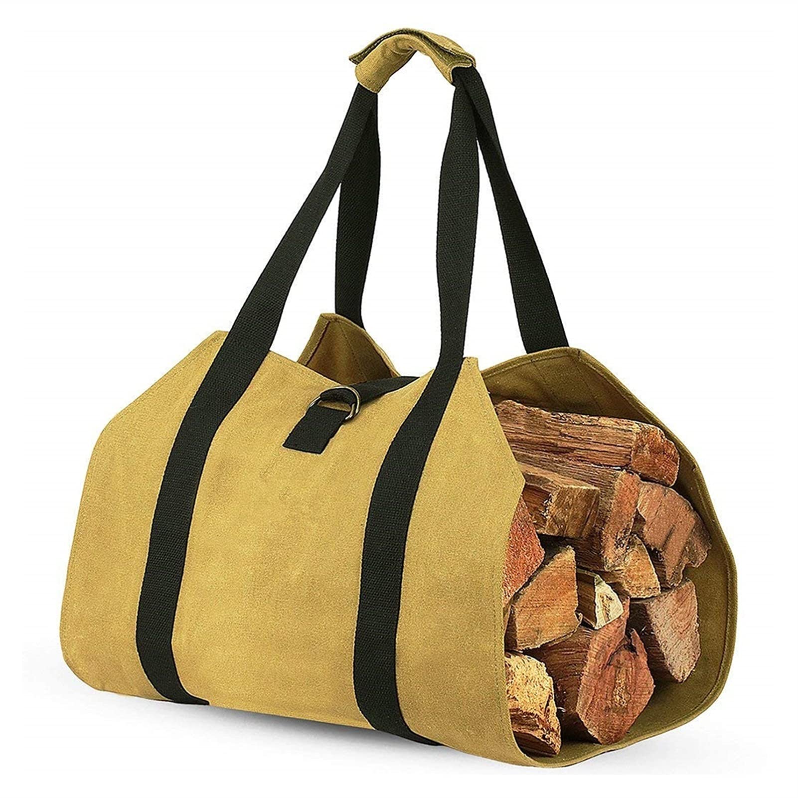 Bpabdeitr Onecolor Canvas Firewood Log