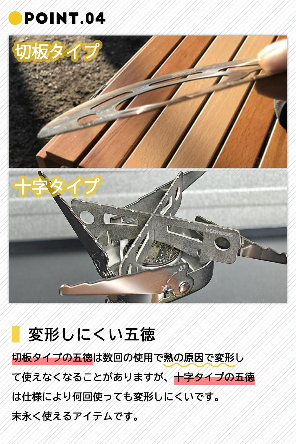 SOTO・GZストーブ動作良好美品&新品チタン防風板と五徳新品ST-711２本付 1728302c6c97d66161d456643dd88c