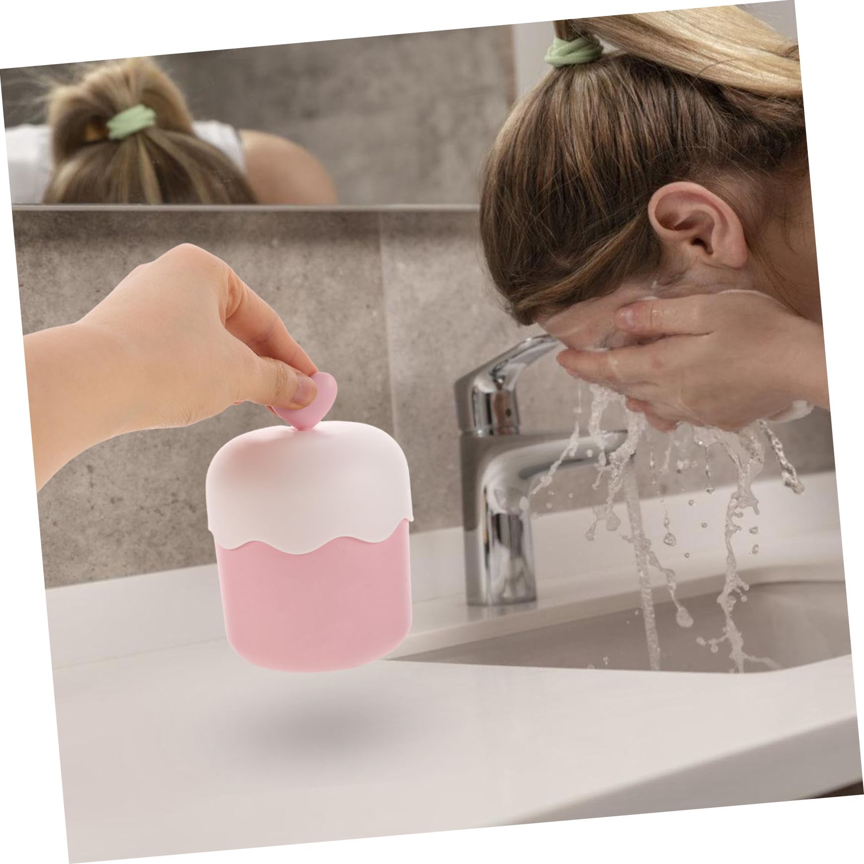 4 Pz Produttore Di Schiume Per Il Viso Schiuma a Bolle Prodotti Per La Cura Della Pelle a Bolle Schiuma Facciale Lavaggio Del Corpo in Schiuma Plastica Tazza Crema