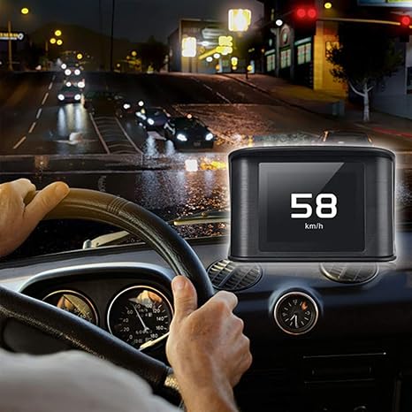 OBD2 HUD P10 car Head-up Display OBD Digital Temperature Gauge Speed Meter Engine Coolant Temperature Display Alarm