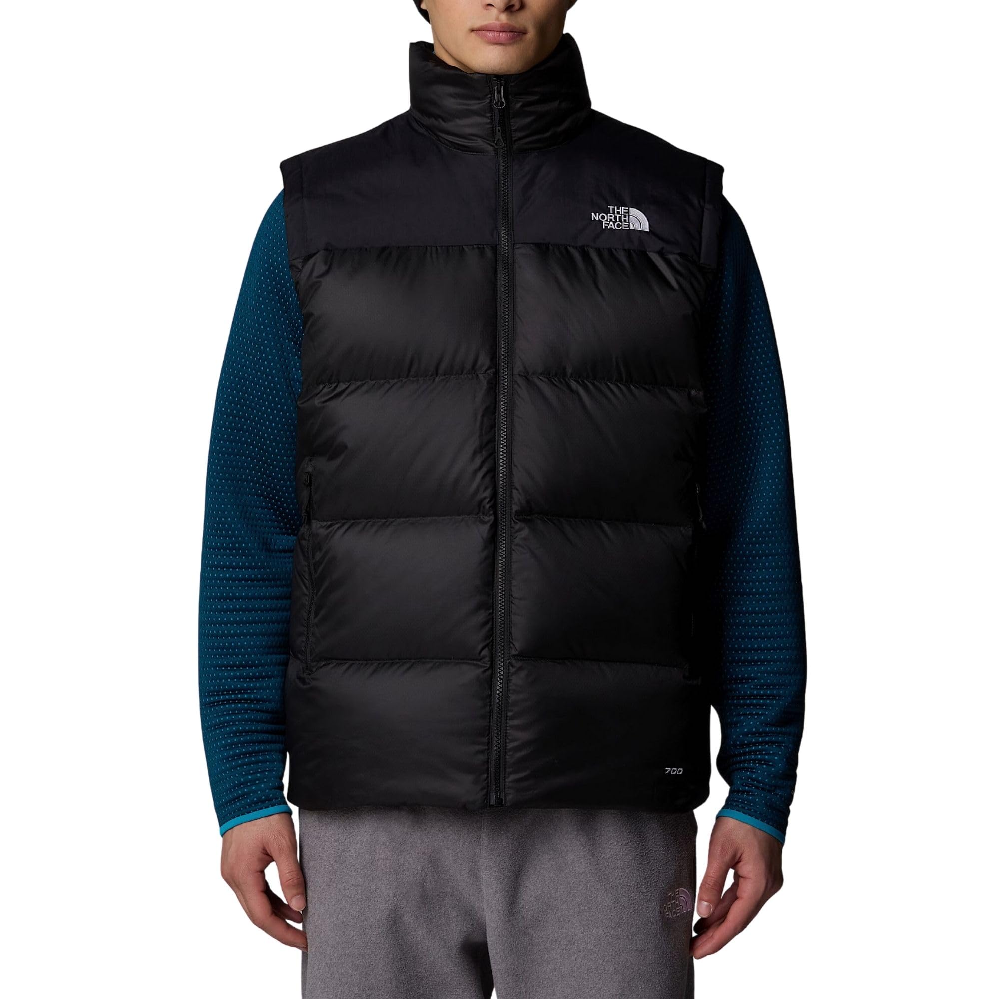 The North Face Men's Diablo Down Vest, Tnf Black Heather/Tnf Blk, M